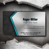 Carte De Visite Bâtiment professionnel Métal