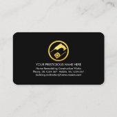 Carte De Visite Bâtiment spécial Handyman Hammer (Dos)