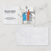 Carte De Visite Bâtiments | Clés de maison | Propriétés (Devant / Derrière)