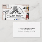 Carte De Visite Bâtiments commerciaux | Entrepreneurs généraux (Devant / Derrière)