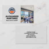 Carte De Visite Bâtiments commerciaux | Vue du balcon (Devant / Derrière)