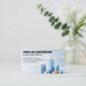 Carte De Visite Bâtiments de gratte-ciel modernes | Centre-ville (Debout devant)