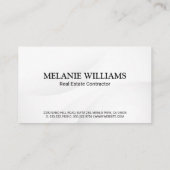 Carte De Visite Bâtiments Gold | Immobilier (Dos)