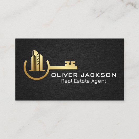 Carte De Visite Bâtiments Immobilier Linge Arrière - plan (Devant)