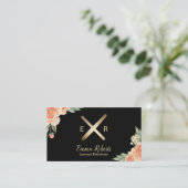 Carte De Visite Bâton Esthétique en cire & Twezzer Logo Classy Flo (Debout devant)