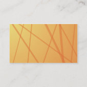 Carte De Visite Bâtons oranges - affaires (Dos)