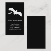 Carte De Visite Bats d'Halloween (Devant / Derrière)