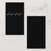 Carte De Visite Battement de coeur de couture piquant ECG de (Devant / Derrière)