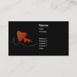 Carte De Visite Battements de coeur