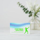 Carte De Visite battements de tennis (Debout devant)