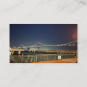 Carte de visite Bay Bridge de San Francisco (Dos)