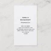 Carte De Visite Bay Horse Standing (Dos)