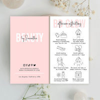 BB Glow Facial Instructions de soins postérieurs S
