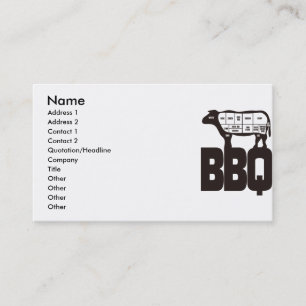 CARTE DE VISITE BBQ