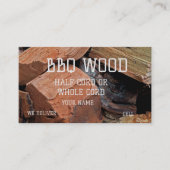 Carte De Visite BBQ Fumer Bois Chêne Hickory Cherry (Devant)