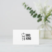 CARTE DE VISITE BBQ KING (Debout devant)