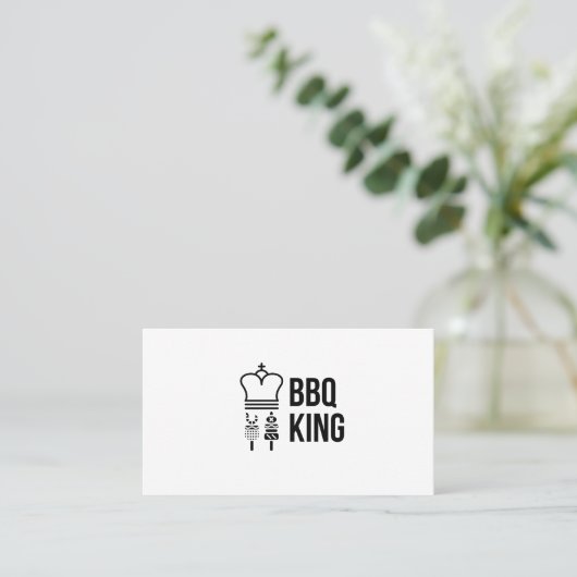 CARTE DE VISITE BBQ KING (Debout devant)
