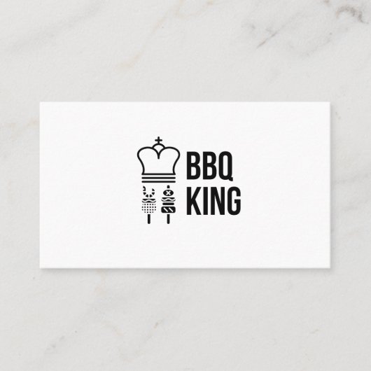 CARTE DE VISITE BBQ KING (Devant)