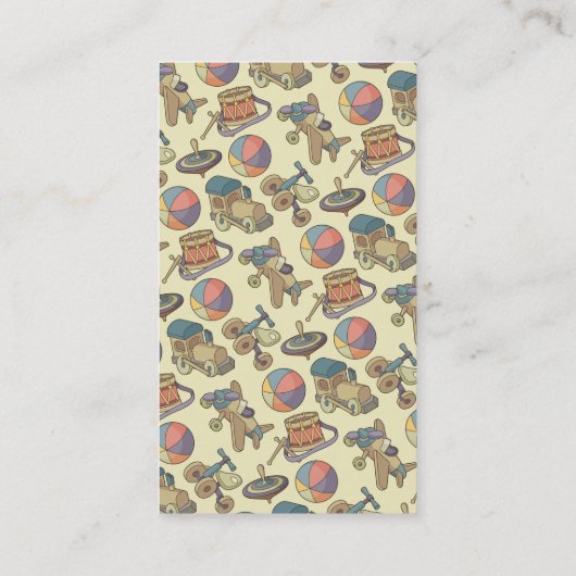 Carte De Visite Beach Ball (Dos)