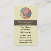 Carte De Visite Beach Ball (Devant)