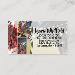 Carte de visite Beach Coucher de soleil Palm Tree