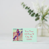 Carte De Visite Beach Girl Thunder_Cove (Debout devant)