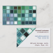 Carte De Visite Beach Glass (Devant / Derrière)