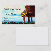 Carte De Visite Beach House avec vue sur l'océan (Devant / Derrière)