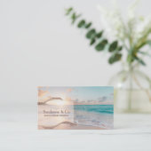 Carte De Visite Beach House Location de vacances (Debout devant)