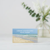 Carte De Visite Beach House Vacances Location Immobilier Company (Debout devant)