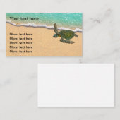 Carte De Visite Beach Nature Réaltor à thème côtier (Devant / Derrière)