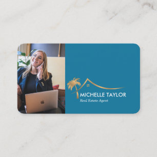 Carte De Visite Beachfront Property Real Estate Realer Photo QR