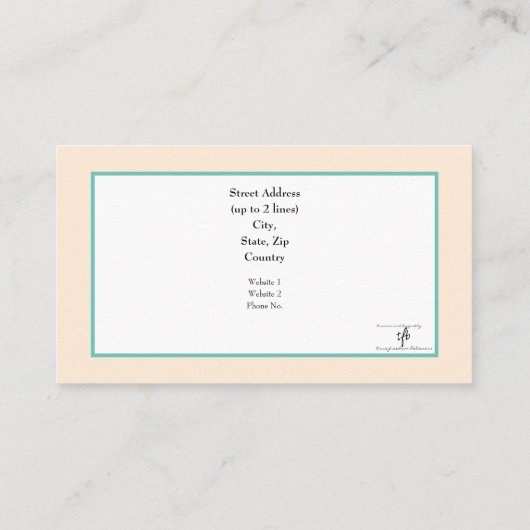 Carte De Visite Beachy Na ! 2 (Dos)