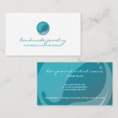 Carte De Visite Bead Shop Lampwork bijoux faits main (Devant / Derrière)