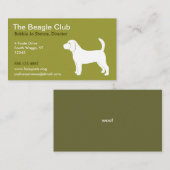 Carte De Visite Beagle (Devant / Derrière)