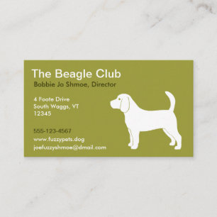 Carte De Visite Beagle