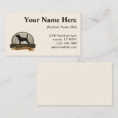 Carte De Visite Beagle (Devant / Derrière)