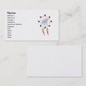 Carte De Visite Bear Dream Catcher (Devant / Derrière)