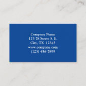 Carte De Visite Beau bouleau d'automne (Dos)