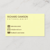 Carte De Visite Beau Bugs | Insecte 1 | Monogramme | Entomologiste (Dos)