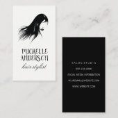 Carte De Visite Beau Cheveux (Devant / Derrière)