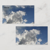 Carte De Visite Beau ciel (Devant / Derrière)