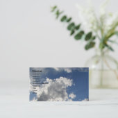 Carte De Visite Beau ciel (Debout devant)