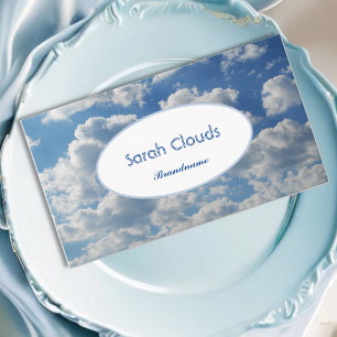 Carte De Visite Beau Ciel Bleu Nuages Spirituel tendance