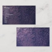 Carte De Visite Beau cirrocumulus (Devant / Derrière)