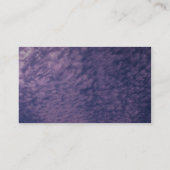 Carte De Visite Beau cirrocumulus (Dos)