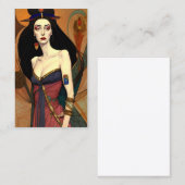 Carte De Visite Beau Cléopâtre (Devant / Derrière)