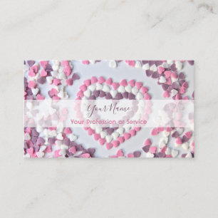 Carte De Visite Beau coeur de sucre pour pâtisseries pâtisseries b