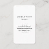 Carte De Visite Beau Corbeau sur une branche d'arbre (Dos)