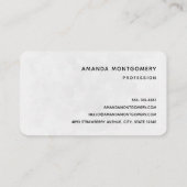 Carte De Visite Beau Corbeau sur une branche d'arbre (Dos)